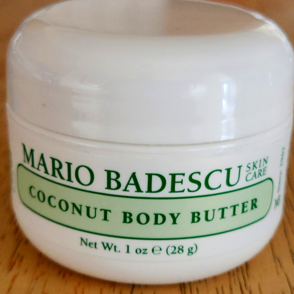 🪷5/$25! MARIO BADESCU Skin Care Coconut Body Butter 1oz +FGWP! (Buy Now only) - Picture 1 of 6